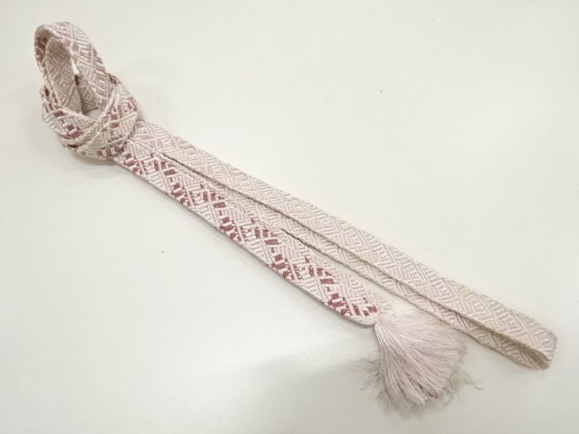 JAPANESE KIMONO / HANDTIED OBIJIME CORD 